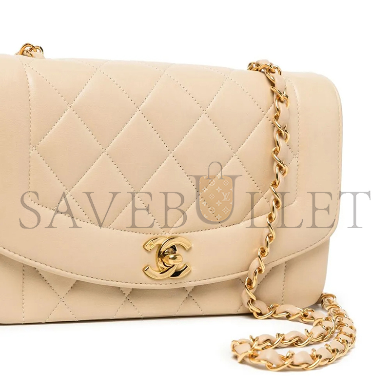 Ch**el small diana flap bag 186023 (22*14*7cm)